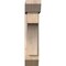 Ekena Millwork Westlake Slat Smooth Bracket w/ Offset Brace, Douglas Fir, 7 1/2"W x 26"D x 34"H BKT0806X26X34WTL06SDF - alternate 3